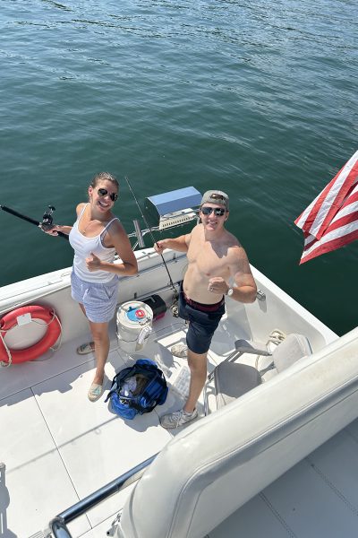 couple fishing